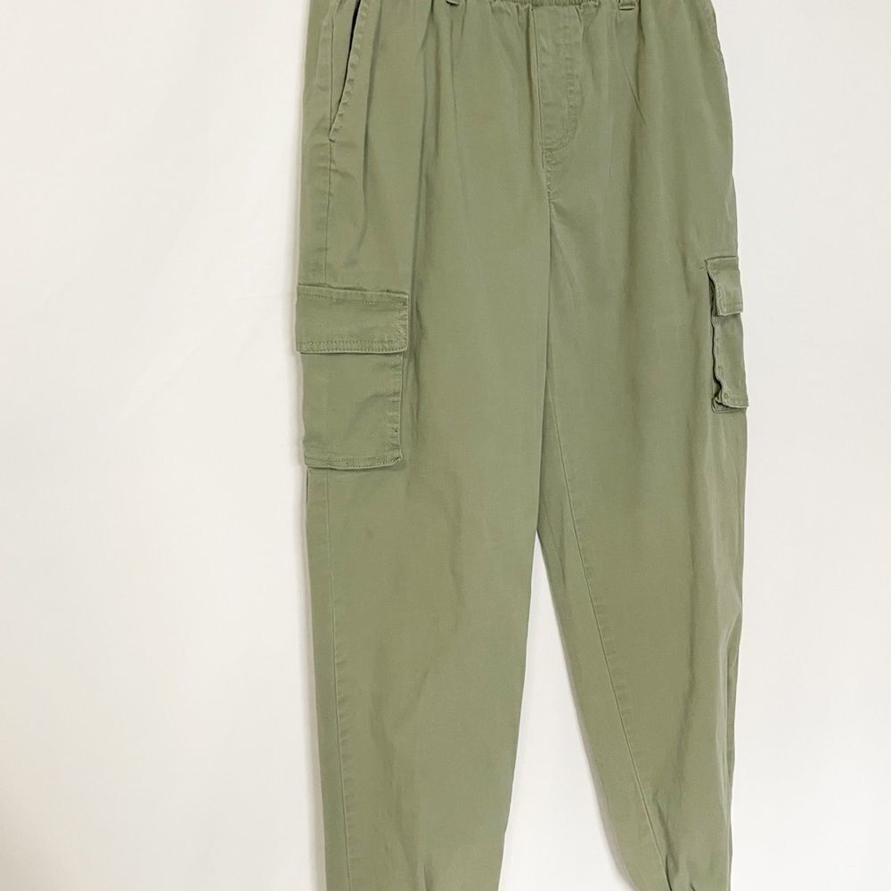 🟢Angel Kiss Cargo Joggers Olive Green Size 1 - Picture 3 of 8